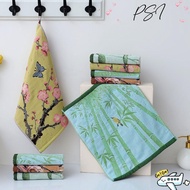 PSI Pure Cotton Face Towel, 4 Layer Cotton Gauze Quick Dry Large Hand Towel, High Quality Decorative