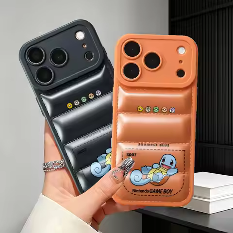 Case for Apple iPhone 17 Pro Max 17e 16 12 Plus 15Pro 13 Pro 11 16e 14 TPU Phone Cover Cute P-Pokemo