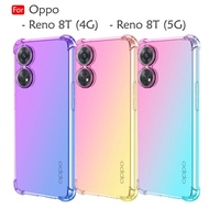 Oppo Reno 8T 4G Reno 8T 5G Reno8 T Rainbow Case Cover Back TPU Silicon Soft Casing Phone Housing