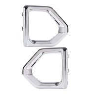 84176753 84176752 1 Pair Front Fog Light Outer Bezel Cover Trim Fit For GMC Sierra 1500 Denali SLT A