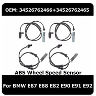 Car Accessories ABS Wheel Speed Sensor 34526762465 34526762466 for BMW E90 E91 E82 E88