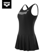 Arena Arena Womens Swimsuit Covers Belly And Looks Slimming One-Piece Skirt Sports Casual Swimsuit F