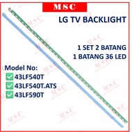 43LF540T / 43LF540T.ATS / 43LF590T LG 43" LED TV BACKLIGHT(LAMPU TV) LG 43 INCH LED TV 43LF540T 43LF540 43LF590