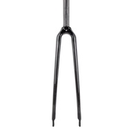 Popular-Full Carbon Fiber Road Bike Front Fork Straight Tube Black Bicycle Fork 25.4 Road Front Fork
