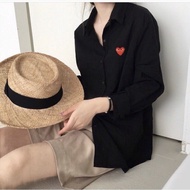 KEMEJA CDG Play Women's Shirt