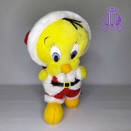 Tweety Santa bird character doll