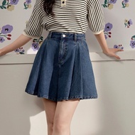 AA18-Quần jeans ngắn xếp ly hàng xuất Kuose