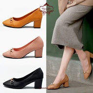 Shoes Imported Women's 7cm Leather HeelsBIG 418-7 [3 colors]