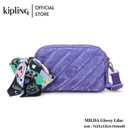 กระเป๋า KIPLING รุ่น MILDA  สี Glossy Lilac KIPLING X EMILY IN PARIS