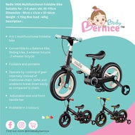 Nadle S900 Multifunctional Foldable Bike 12inch wheel