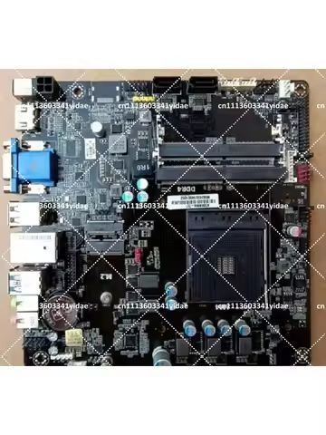 17×17cm Mini-ITX Motherboard, AM4 Socket Support Ryzen 5 5600G, HTPC Home Theater Mainboard