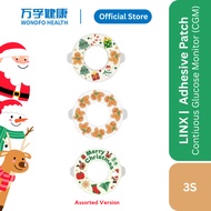 [Christmas Festive Edition] LinX CGM Adhesive Patch | Secure Comfort Protect Long Lasting Medical Gr