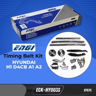 ชุดโซ่ไทม์มิ่ง โซ่ราวลิ้น+ราง+เฟือง HYUNDAI H1 D4CB A1 A2 15ชิ้น ENGI ECK-HY003S *97675