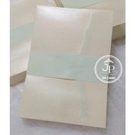 Wedding Envelope 5x7 Inches/4x6 (50 Envelopes/1 Pack) 80 Grams Thick Pearl-Colored Envelopes Ordinat