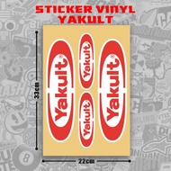 Sticker printcut Yakult Writing sticker Sheet Variations