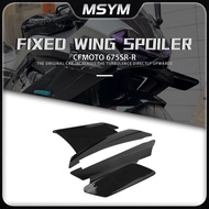 Motorcycle Fixed Wind Wing Front Aerodynamic Winglet Carbon Fiber Fairing Accessories For CFMOTO 675