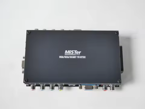 Low resolution computer VGA MiSTer RGBS RGBHV European standard Scart to S terminal color difference