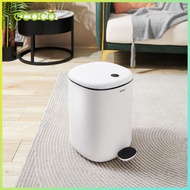 Ecoco Household Pedal Trash Can Living Room Bathroom Kitchen With Lid 11L Modern Simple Dustbin Rubb