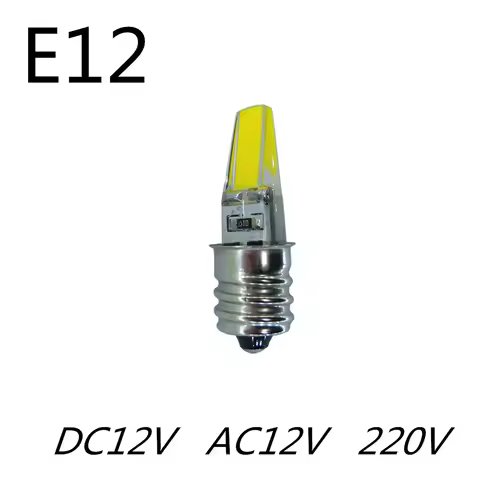 E12 COB LED 12V E12 220V COB table lamp bulb Refrigerator bulb Household appliances light bulb cryst