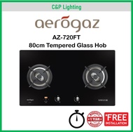 Aerogaz 80cm Cooker Hob Gas Stove 2 Burner with Timer AZ-720FT