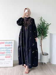 Artemis Fashion - AMEENA JIHAN NAIMA SIREENA MAXI DRESS GAMIS BORDIR