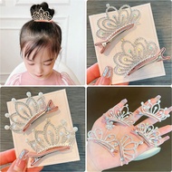 Girl Princess Headdress Hairpin Crown Children Little Girl Crown Hairpin Hair Accessories Bow Clip N