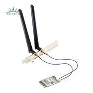 RTL8922AE WiFi7 Card+8DB Antenna 2.4G/5G/6G Tri-Band 6338Mbps Wireless Network Card Bluetooth 5.4 fo