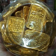 Pusan Gold Bar Chocolate - Gold Bar Chocolate (1 jar contains 50 pcs = 290gr) - Chocolate Gold Gold 