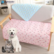 DIGIFOUNDER Summer Breathable Dog Mat Cooling Summer Pad Dogs Cat Sofa Mat Breathable Pet Pad For Do