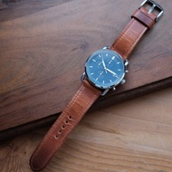 【寓吉】apple watch 錶帶訂製 Horween Dublin英國棕系列