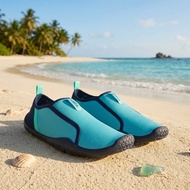 Elastic Water Shoes For Adults Aquashoes 120 Model (Blue) SUBEA