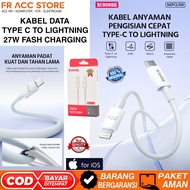 TYPE C TO LIGHTNING CABLE 27W REDSKULL SKPCL100 TYPE C TO LIGHTNING 27W white 100cm fast charging wo
