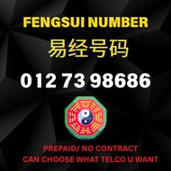 风水易经号码 Fengsui Number 98686 Prepaid Number
