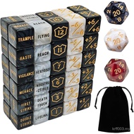 63 PCS MTG Counter Dice Set - AbilityKeyword Counters, -1/+1 Life Counter, Shield Life Counter Dice,