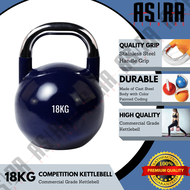 ASURA Fitness 18KG Coated Cast Steel Competition Kettlebell CrossFit Kettlebell Sports Training (1 U