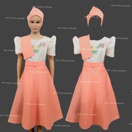PEACH FILIPINIANA COSTUME FOR KIDS