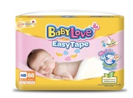 ผ้าอ้อมเด็ก BabyLove Easy Tape เบบี้เลิฟ อีซี่เทป รุ่นจัมโบ้ (แบบเทป size NB-L)