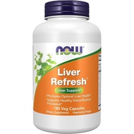 NOW Foods Supplements, Liver Refresh™ with Extract and unique Herb-Enzyme blend, 180 Veg Capsules
