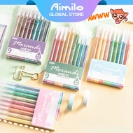 [READY] [Sale] Gel Pen Set Morandi 9 Colorful Languo