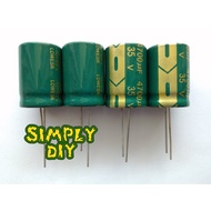 1pcs 35V 1000uF 1500uF 2200uF 3300uF 4700uF 6800uF 10000uF Aluminum Electrolytic Capacitor