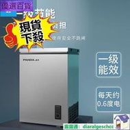 十質保冷凍櫃 熊貓特冰櫃小型家用小冰櫃冷凍冷藏兩用冷凍櫃省電大容量迷你