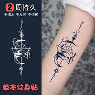 LP-8 ALI🍒Wholesale Herbal Tattoo Sticker Juice Long-Lasting Waterproof Non-Reflective Moon Planet Flower Arm Stickers fo