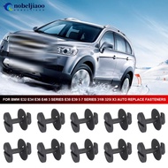 NOBELJIAOO 10Pcs Car Floor Carpet Mat Clips Twist Lock With Washers For BMW E32 E34 E36 E46 3 Series