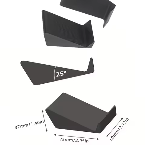 2Pcs Plastic Universal Soundbar Stand Base For Desktop Monitor Speaker TV Audio Speaker Bracket Feet