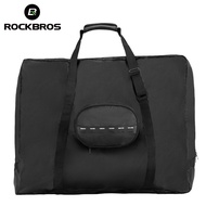 ROCKBROS Folding Bike Carry Bag Cycling Carry Case Airplane Waterproof Fit for 20 inch Integrated Storage Below Fit Brompton Bikes