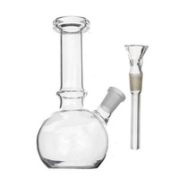 BEST 8 INCH HOOKAH PIPA AIR BONG KACA BONG PIPA W / ICE NEW