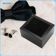 [mojotorw7] Cufflink Box Case, Cufflink Display Case for Men, Earring Box, Ring Box, Rotating Cuffli