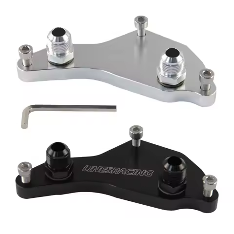 Thermostat Adapter Delete Plate Oil Cooler AN10 Upgrade For BMW N54&N55 E82 E88 1M 135i 08-13 E90 E9