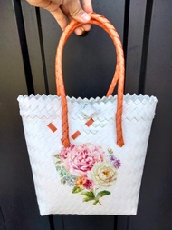 Tas Hampers / Tas Hampers Anyaman / Tas Jali Anyaman Premium Plastik Kekinian Murah Cocok Buat Hamp