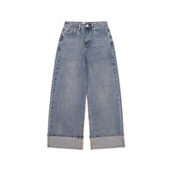 STYLIST x Brinkkty - Jeans-Evelyn-007 - กางเกงยีนส์ขายาวพับขา